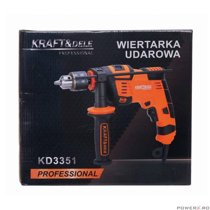 Masina de gaurit cu impact, bormasina 1600 W, Kraft