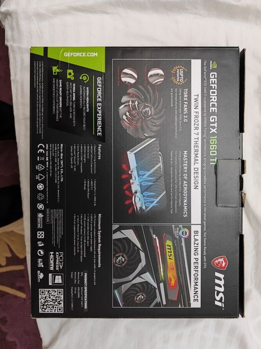 Видеокарта 1660 TI