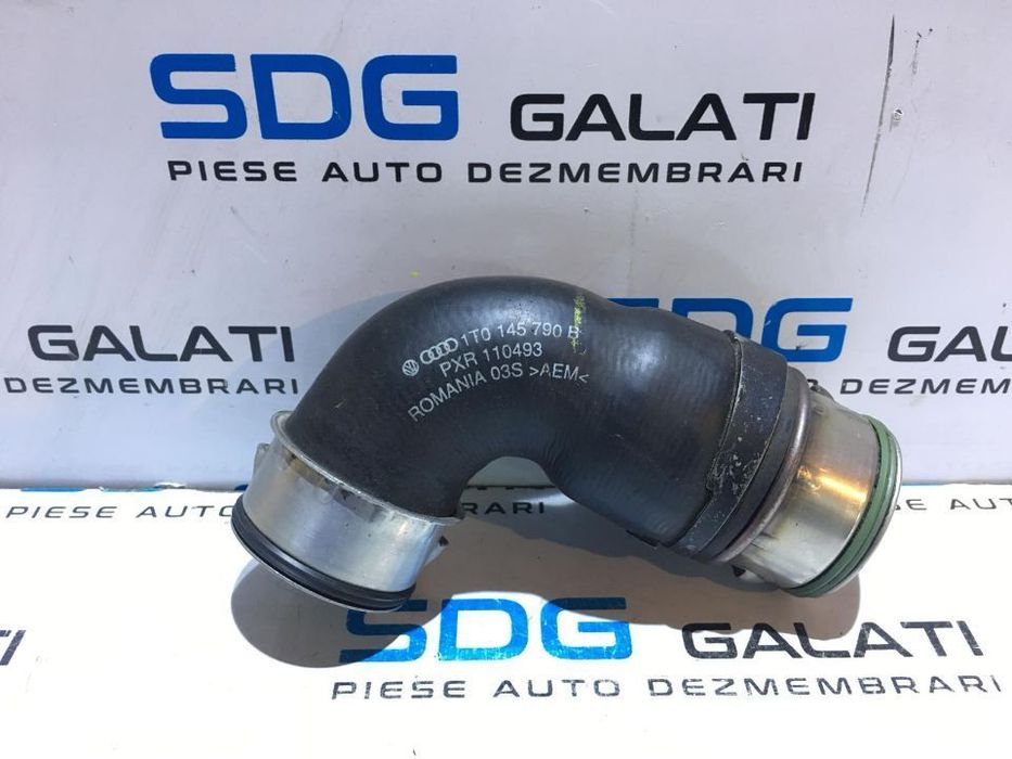 Furtun / Conducta / Tubulatura Intercooler Turbo / Turbina VW Touran 1.9TDI 2003 - 2010 Cod Piesa : 1T0 145 790 B / 1T0145790B