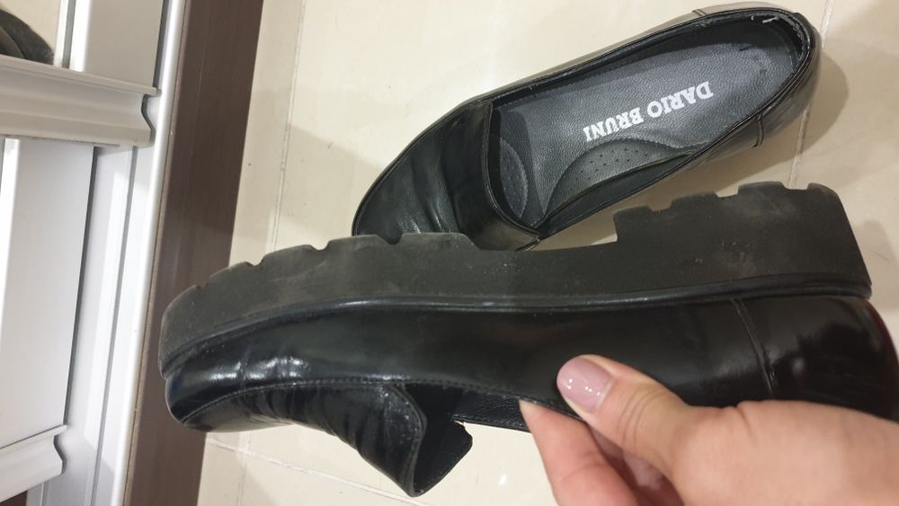 Черни обувки..Обувки Esprit сребърни.Змийски Зара,естествена велур,чер