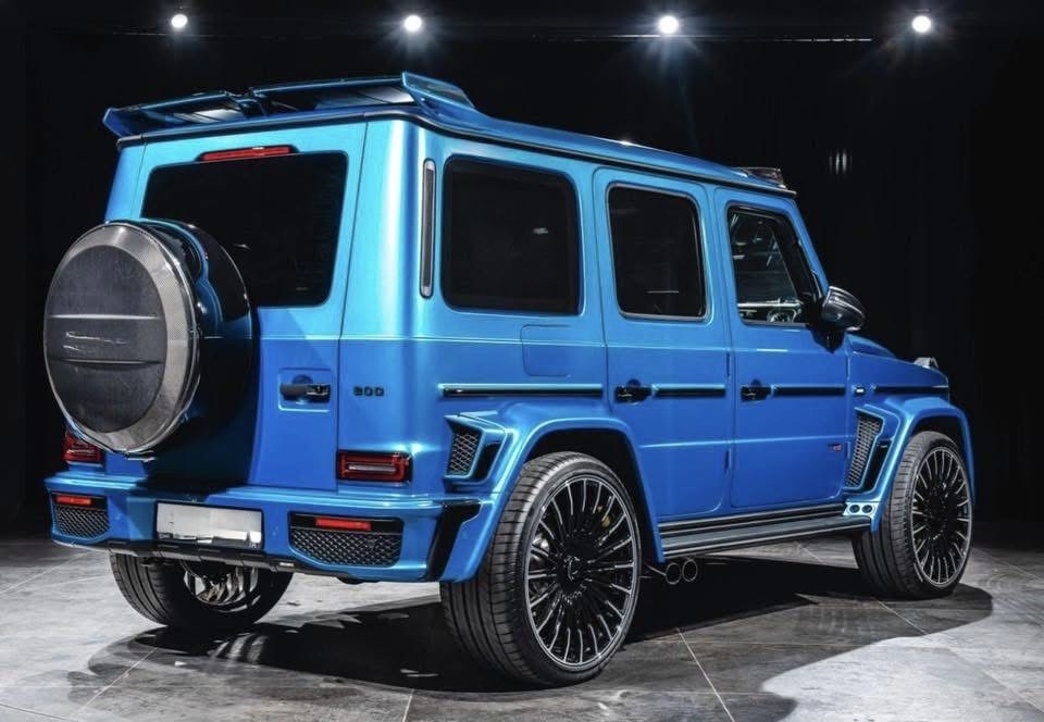 Карбон пакет Мерцедес Г класа G 63 AMG W465 B style LED спойлер G800