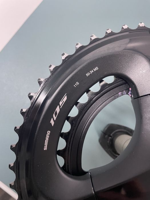 Angrenaj cu Powermeter Stage Shimano 105, 175mm  bicicleta