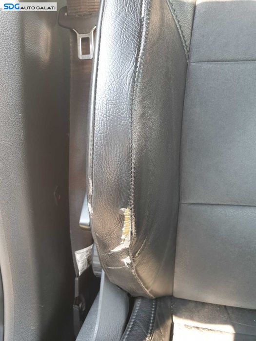 Interior Semi Piele Alcantara Fara Incalzire Scaun Scaune Fata si Bancheta cu Spatar Skoda Superb 2 Hatcback Berlina 2008 - 2013