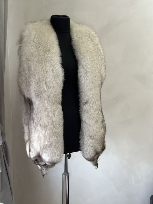 Vesta blana naturală vulpe polară deosebita