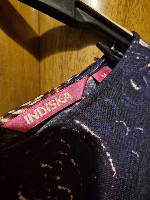 Rochie bordo, Indiska, măsura M, vâscoză