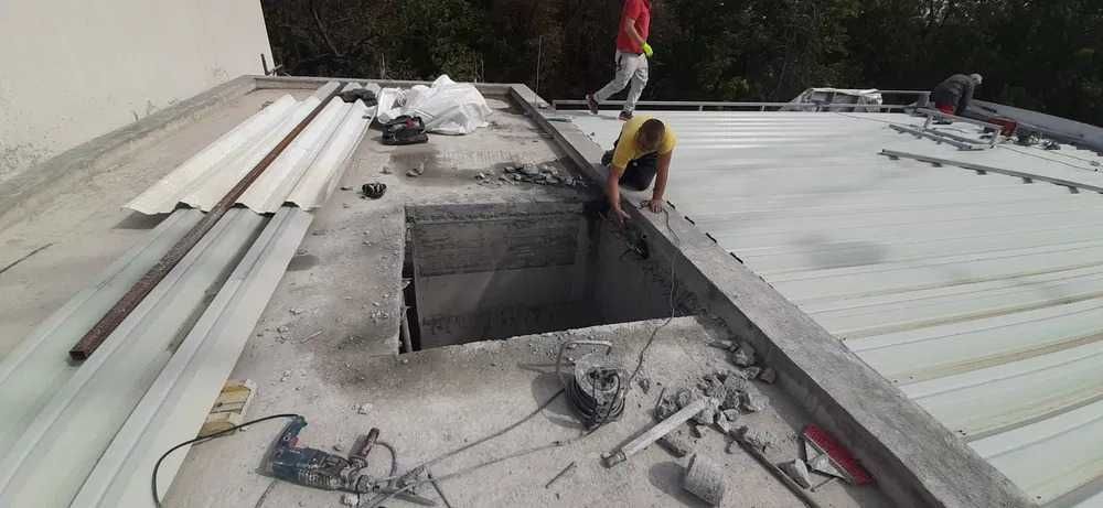 Gaura beton-gaura hota-carotare beton-fara percutie