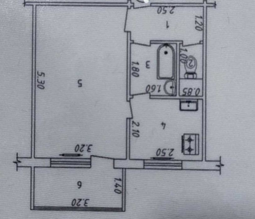 Продам квартиру Ялангач Эко базар 1 ком №Г106