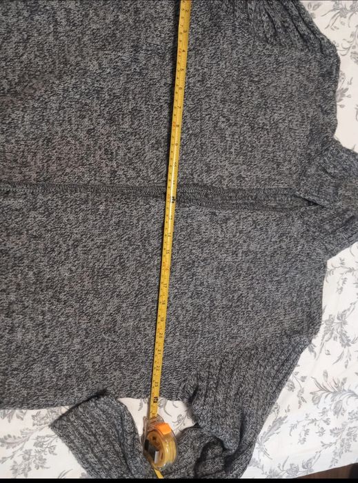 Pulover gros cu fermuar