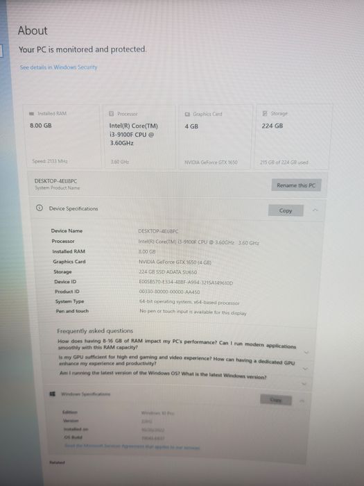 Vând PC,monitor Samsung și un ps4