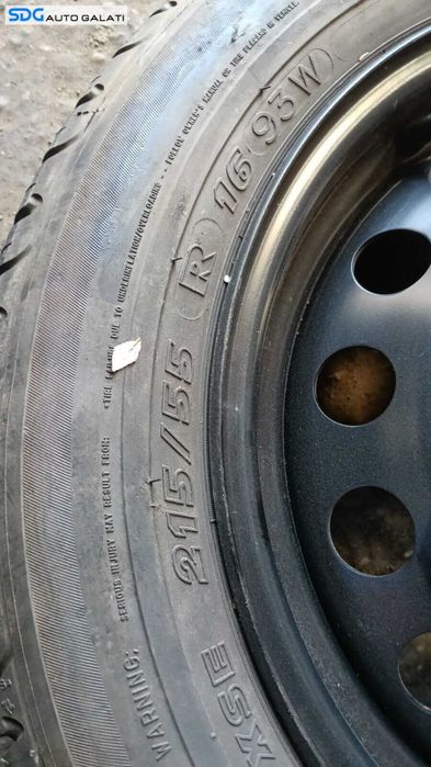 Janta Roata Rezerva Tabla 215 55 16 R16 4x108 Citroen C5 2004 - 2008 [Q1351]