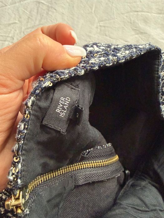 Черна Пола River Island UK 10 (S-M)