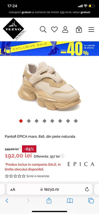Sneakers Epica noi