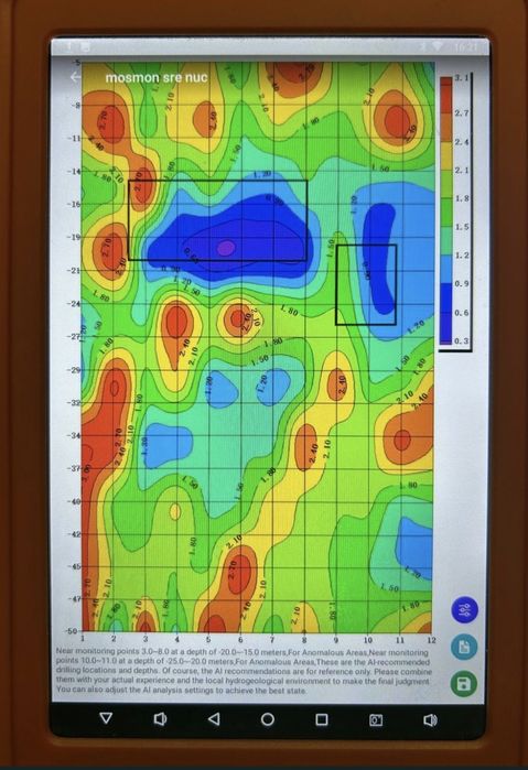 Cartografiere sol, detectie panză freatică