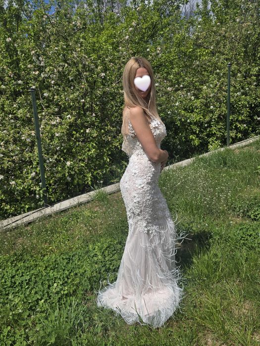 Rochie de  mireasa 2 in 1 noua
