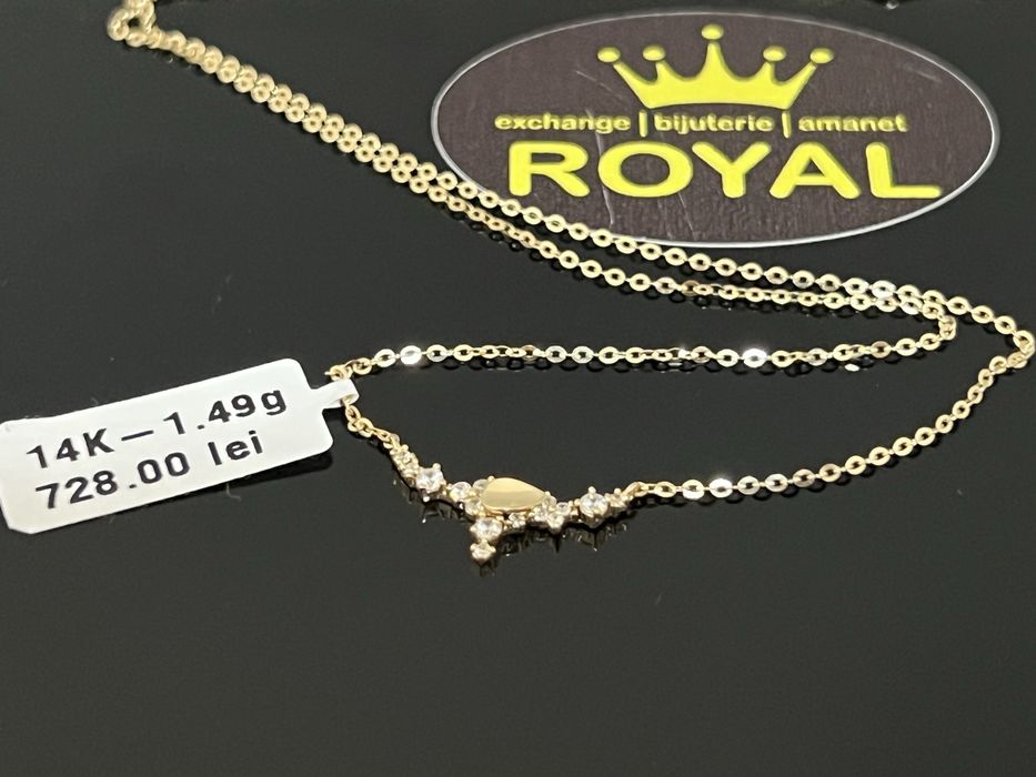 Bijuteria Royal CB : Lant aur 14k 585  1,49 gr