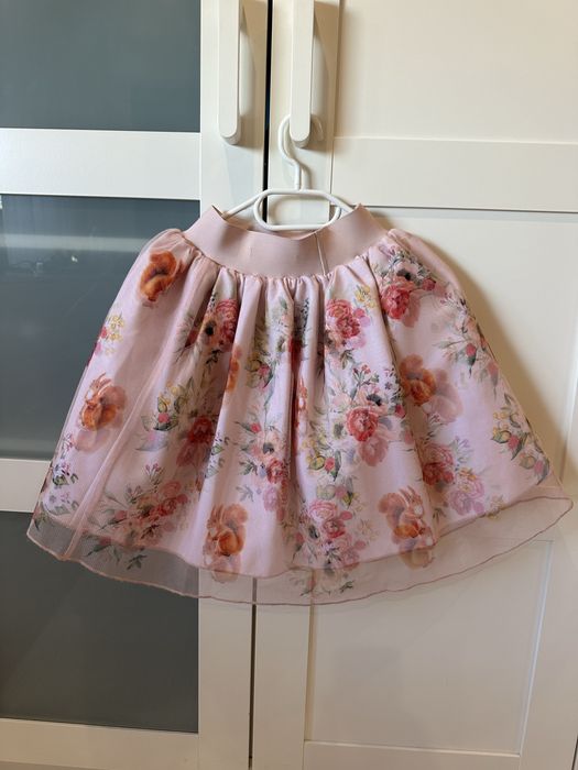 Стилна цветна пола за момиче на Petite Fleur