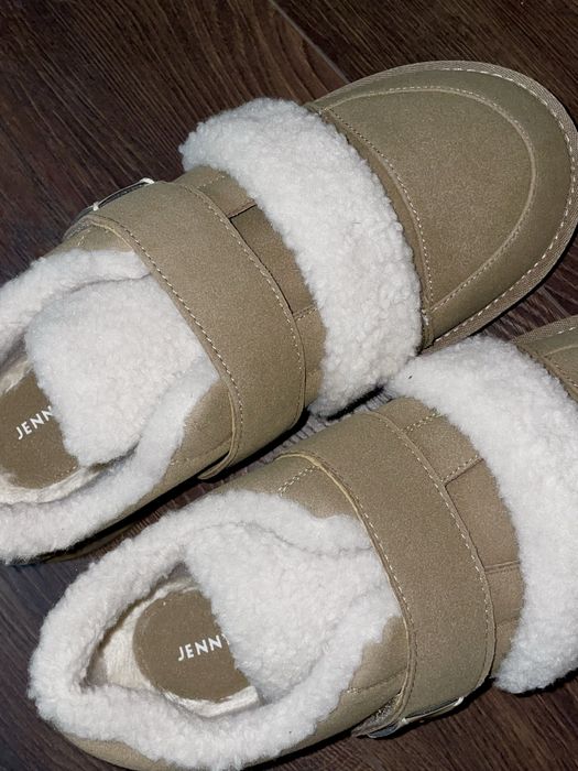 Бежови дамски обувки на платформа JENNY FAIRY