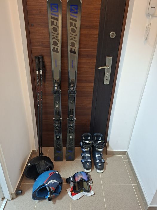 Echipament de ski adult SALOMON, force xf, acces qst 70