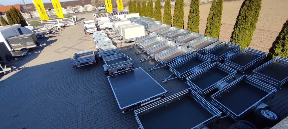 Remorca  cu foi lamelare si amortizoare 750kg