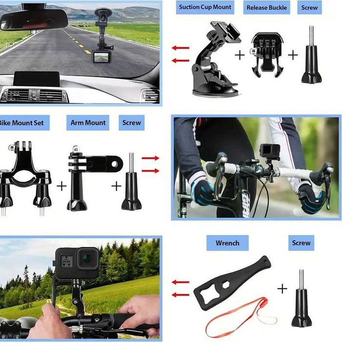 Комплект Аксесоари - GoPro Hero 13 Black - GARV Multiset 2