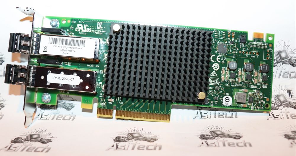HBA Fiber Channel 16Gb Emulex Broadcom LPe31002-M6-F + 2 x Avago