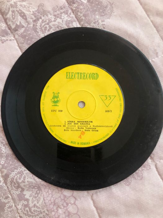 Disc vinil muzica populară