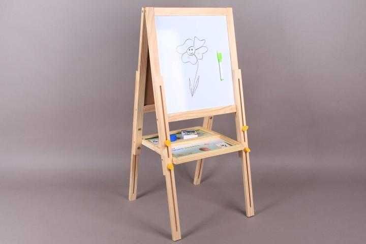 Дървена дъска статив с български и английски букви 106 см