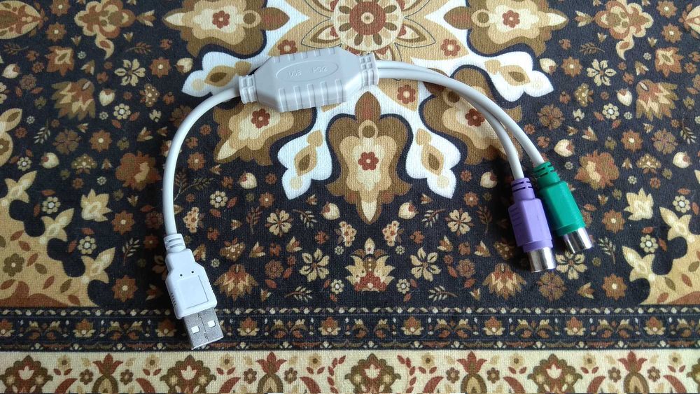 Переходник PS 2 USB для старых клавиатура PS 2 и мышь PS 2 PS/2-USB