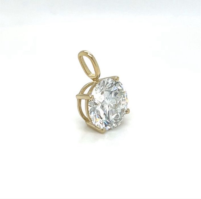 Златна висулка 14к с 1.00ct Диамант и IGI Сертификат (D / VS1)