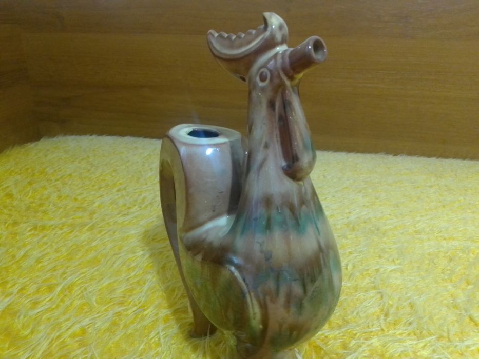 Шарено порцеланово петле за вино и ракия