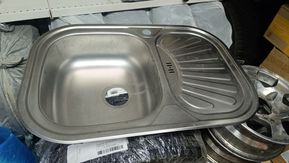 Раковина нержавейка с сушилкой