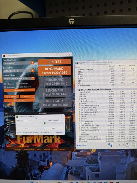 PC Gaming RTX 3060 12GB | Ryzen 7 5700G | 16GB 3200mhz