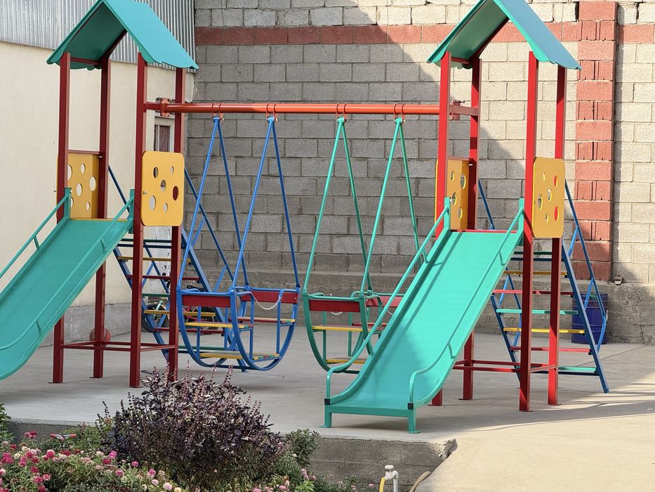 Горка + качеля комплект