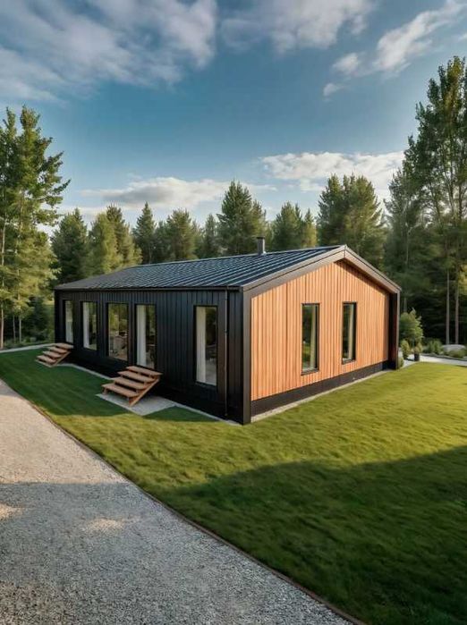 Барнхаус 9х13 с террасой