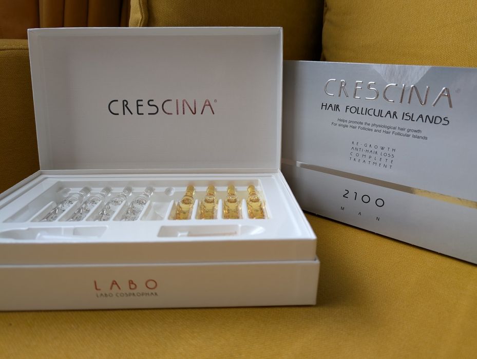 *ПРОМОЦИЯ* Терапия за коса Crescina Follicular Islands 2100 Man, 2 бро