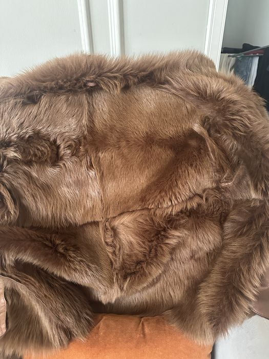 Натуральная дубленка,модель авиатор