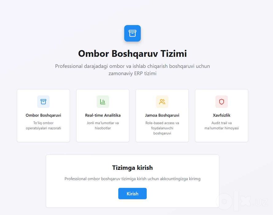 Biznesingiz uchun maxsus Boshqaruv Tizimlari va Saytlar!