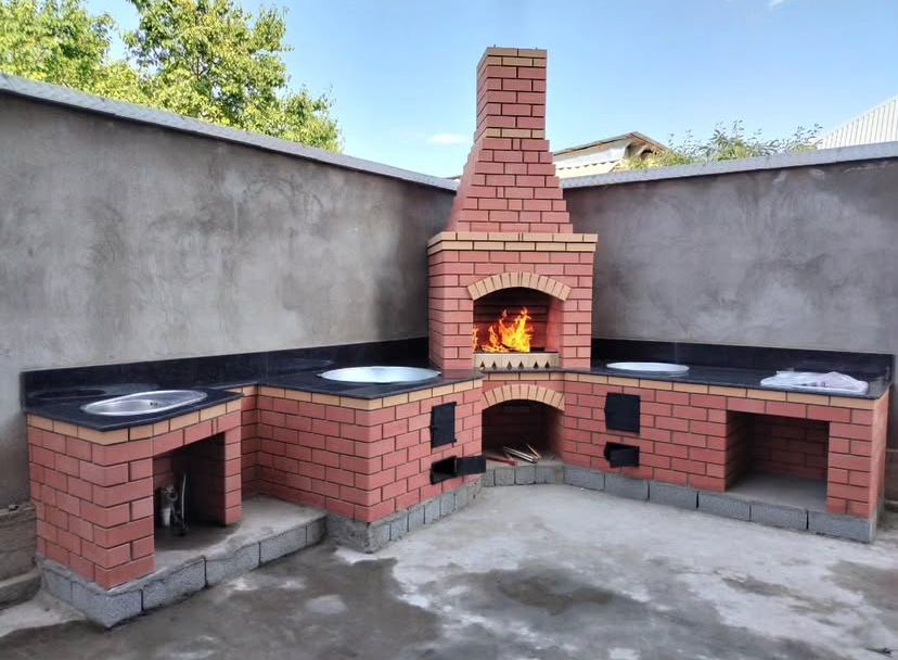 Барбекю печь комплекс зона