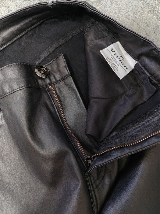 Pantaloni imitație piele femei