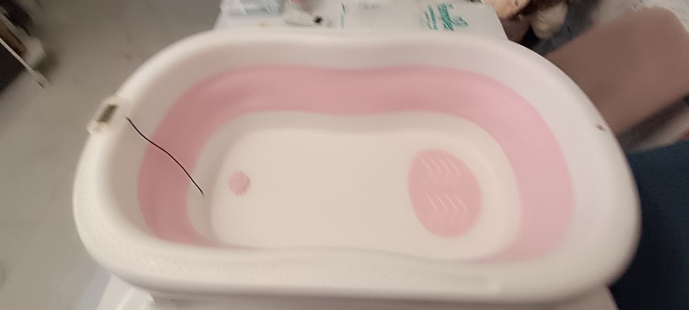 Ваничка за бебе с подложка и вграден термометър