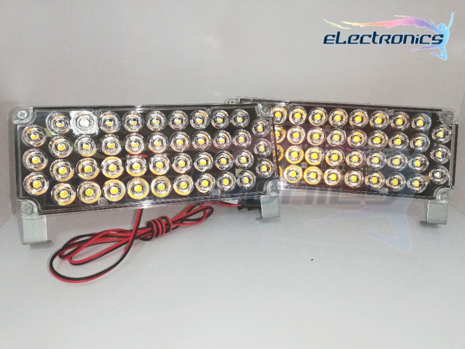 Сигнални плочки за пътна помощ, жълти ярки лед светлини, 42 диода