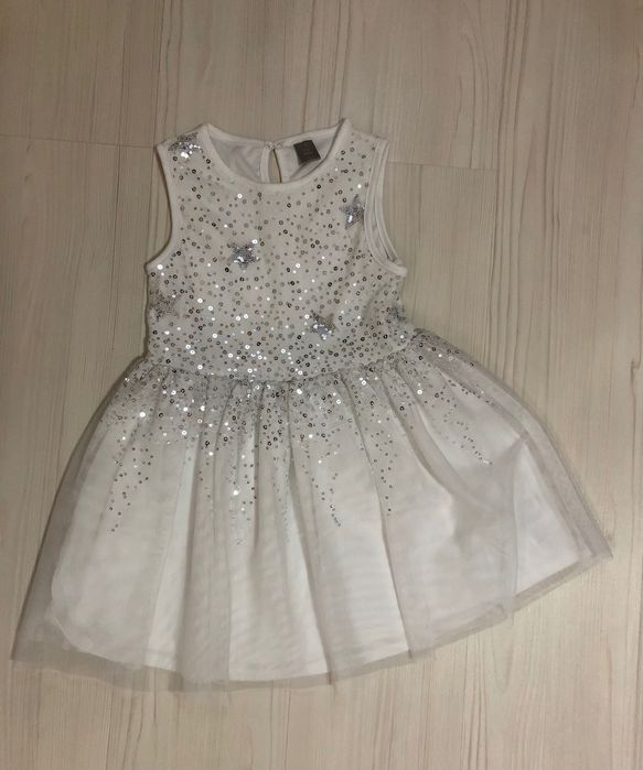 Rochie albă fete 128