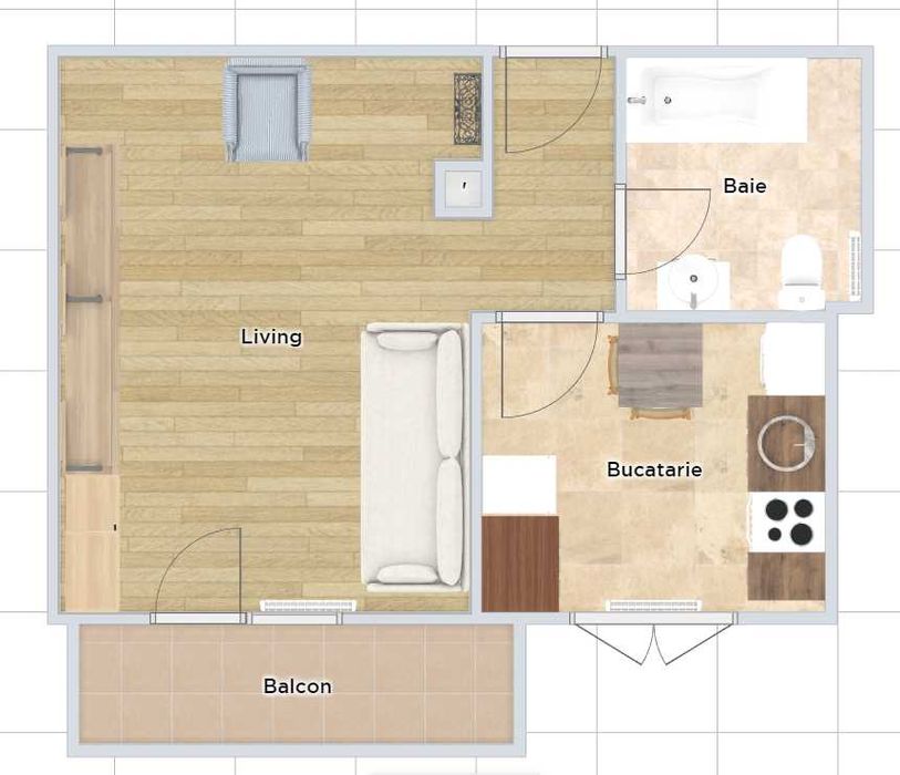 Garsoniera de inchiriat Alma - Turnisor