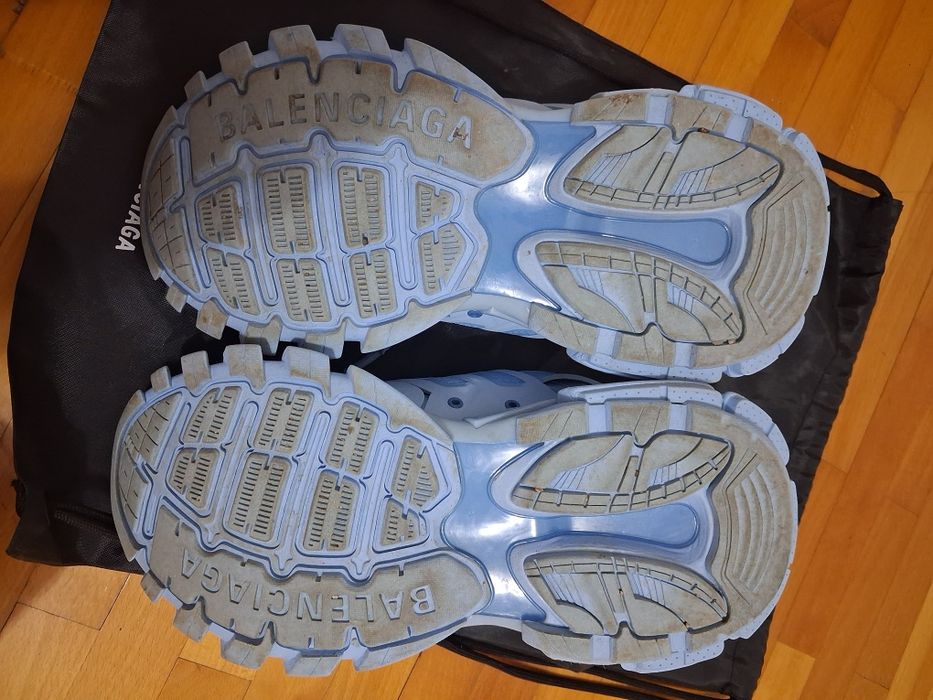 Balenciaga tracks baby Blue mcqueen balmain off white nike