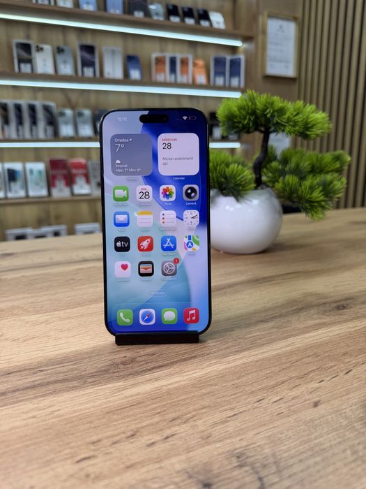 ‼️iPhone 16 Pro Max 256Gb Black - Sanatate bat.100% - Garantie