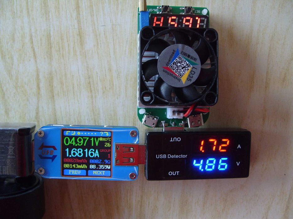 USB тестер-детектор с цветен дисплей KWS-10VA