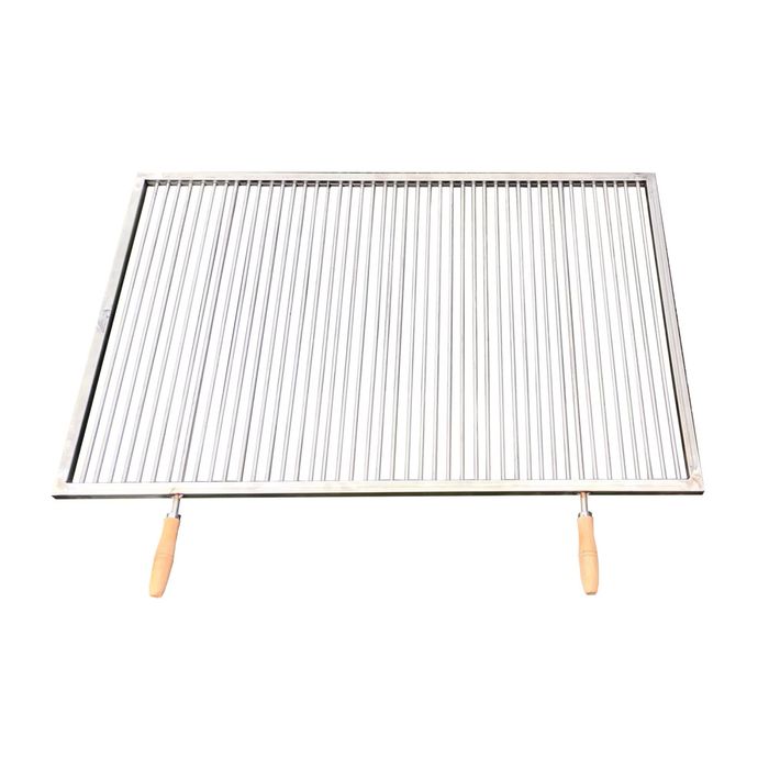 Gratar inox alimentar  cu bare rotative de 8mm