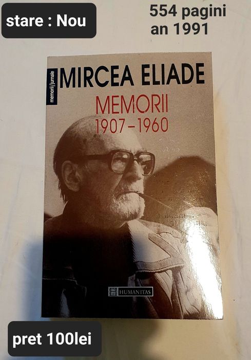 Carte Mircea Eliade Memorii