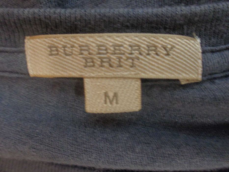 Tricou gri Burberry  marimea M