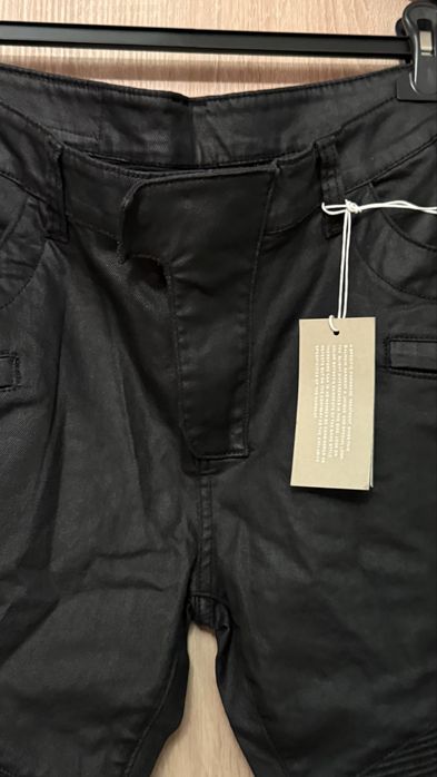 Blugi skinny Balmain Biker Jeans  - waxed- marimea 35 fit 32-33